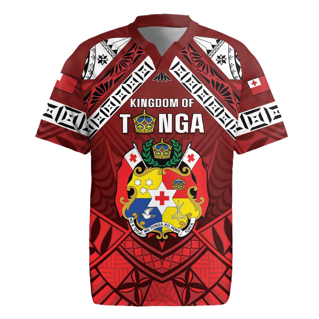 Tonga Emancipation Day Rugby Jersey Tongan Kupesi Pattern