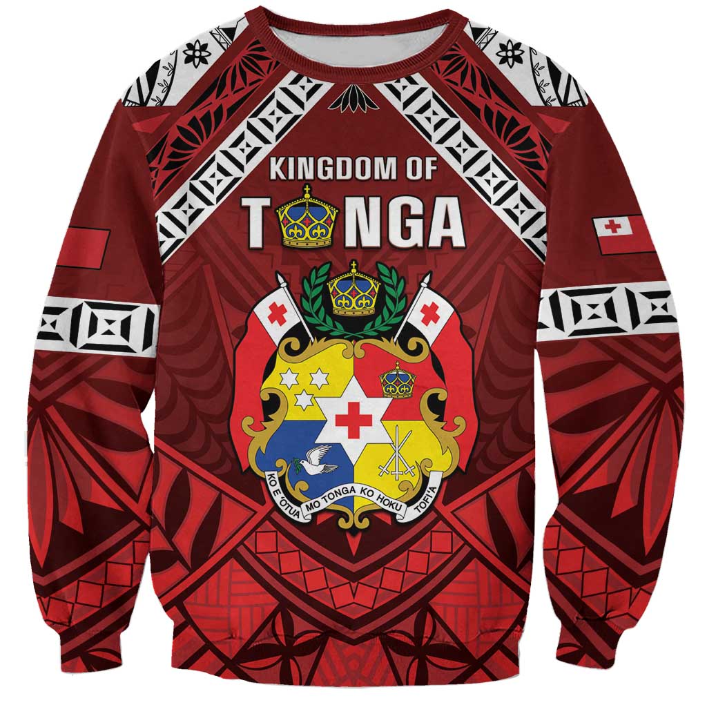 Tonga Emancipation Day Sweatshirt Tongan Kupesi Pattern