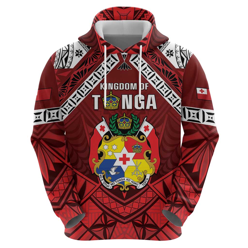 Tonga Emancipation Day Zip Hoodie Tongan Kupesi Pattern