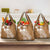 Tonga Kupesi Ngatu Grocery Bag Vintage Brown Plumeria