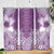 Tonga Kupesi Ngatu Skinny Tumbler Vintage Purple Plumeria