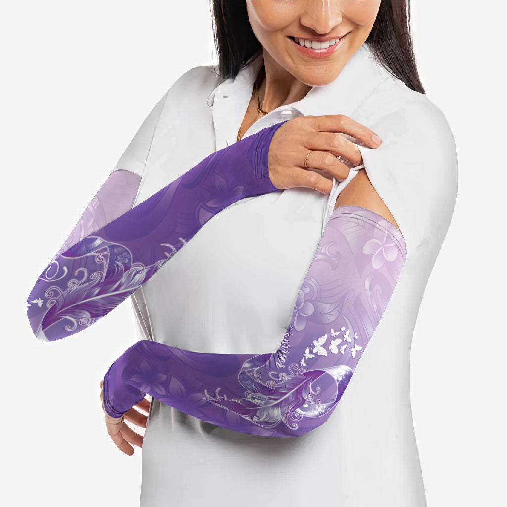 Lupus Awareness Month Arm Sleeves Polynesian Style