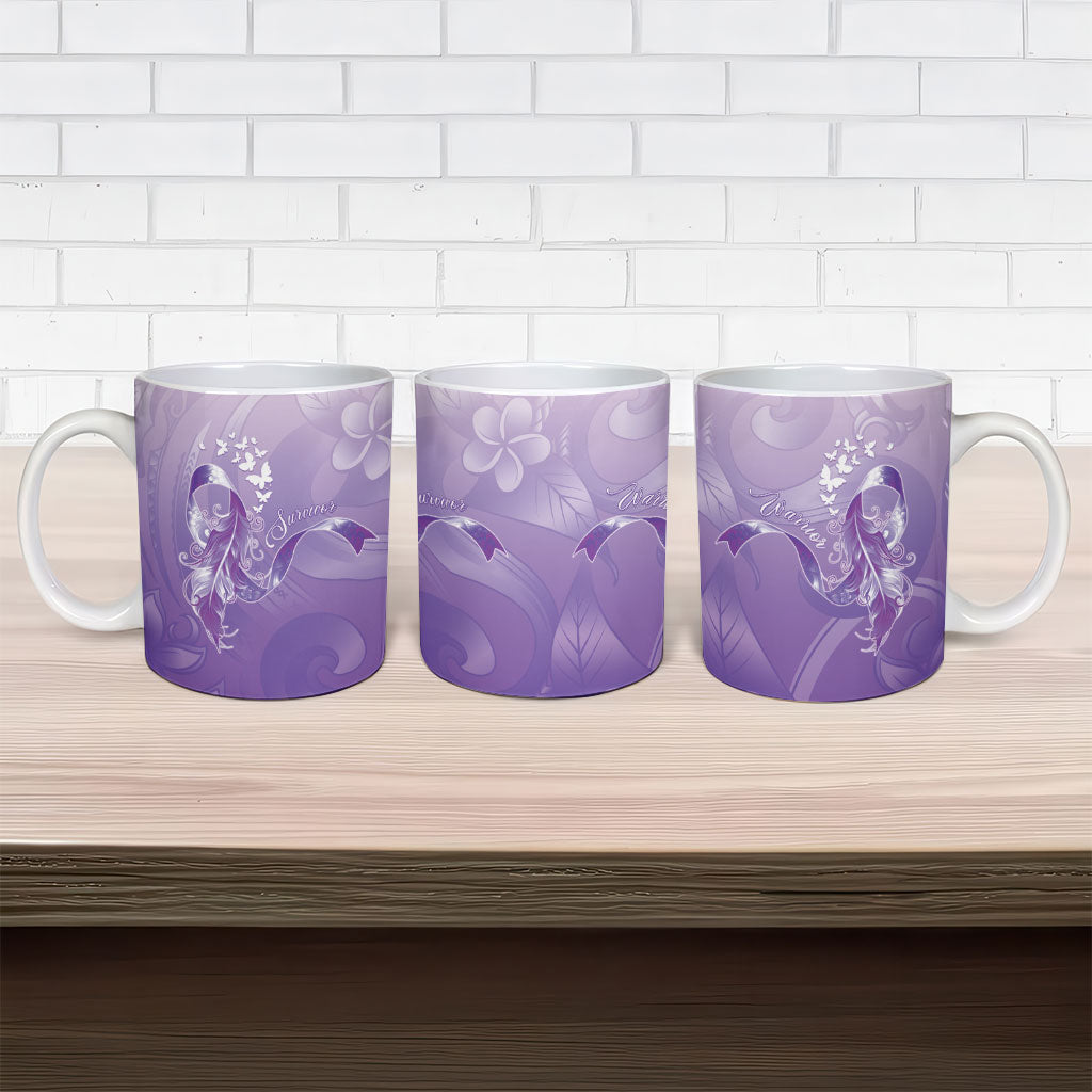 Lupus Awareness Month Ceramic Mug Polynesian Style