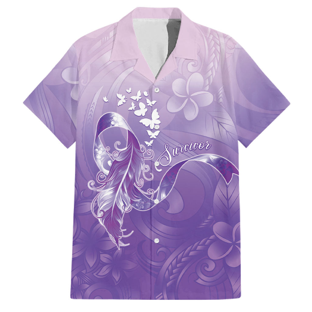 Lupus Awareness Month Family Matching Off Shoulder Maxi Dress and Hawaiian Shirt Polynesian Style