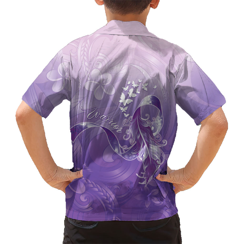 Lupus Awareness Month Family Matching Off Shoulder Short Dress and Hawaiian Shirt Polynesian Style