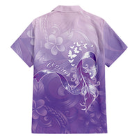 Lupus Awareness Month Family Matching Off Shoulder Short Dress and Hawaiian Shirt Polynesian Style
