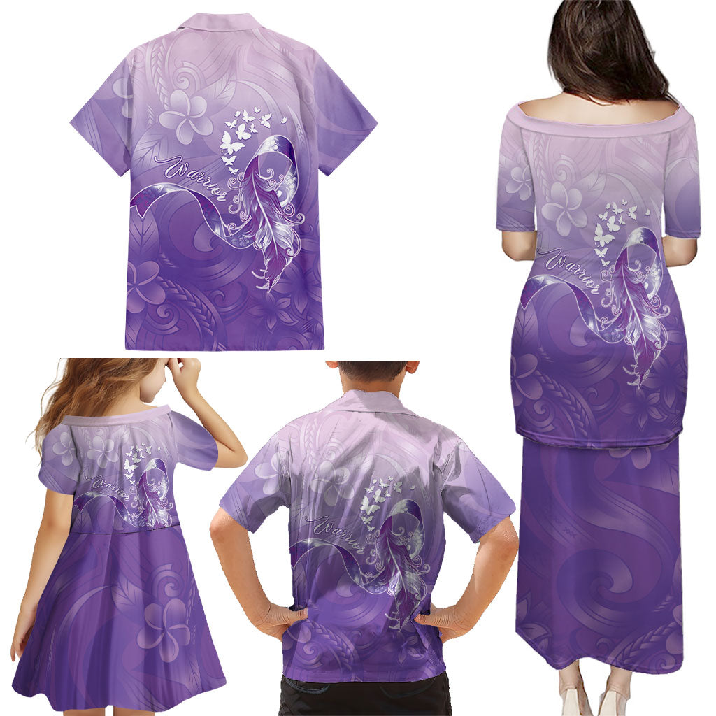 Lupus Awareness Month Family Matching Puletasi and Hawaiian Shirt Polynesian Style