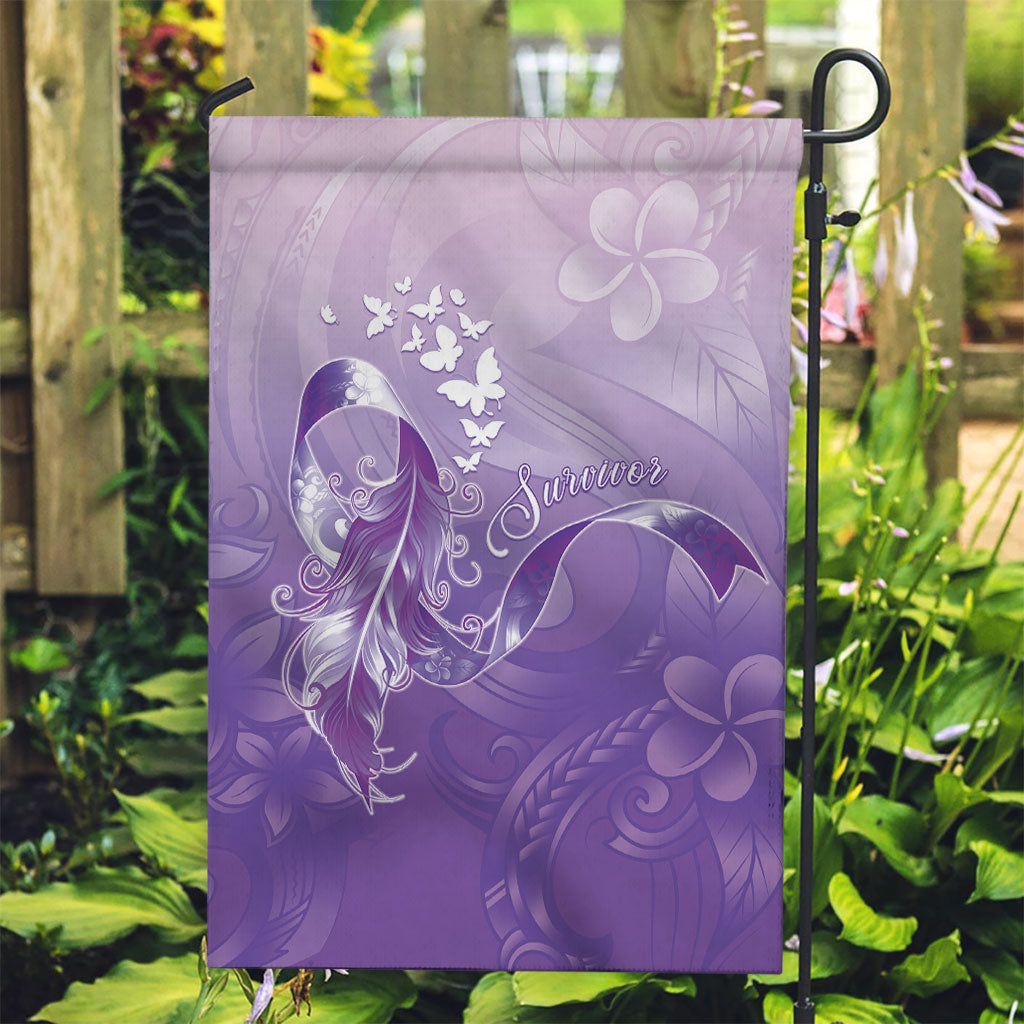 Lupus Awareness Month Garden Flag Polynesian Style