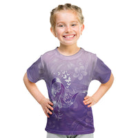 Lupus Awareness Month Kid T Shirt Polynesian Style