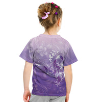 Lupus Awareness Month Kid T Shirt Polynesian Style