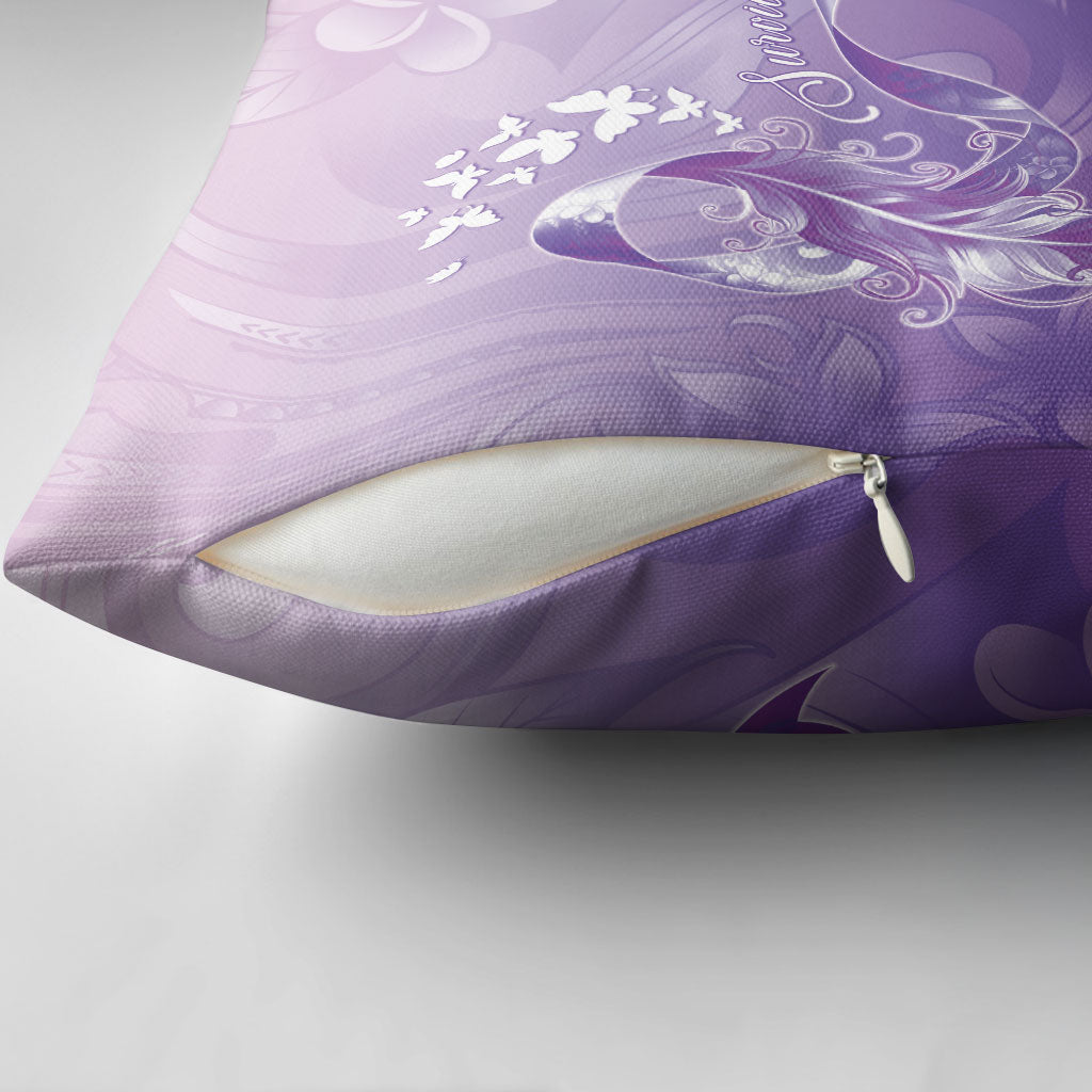 Lupus Awareness Month Pillow Cover Polynesian Style