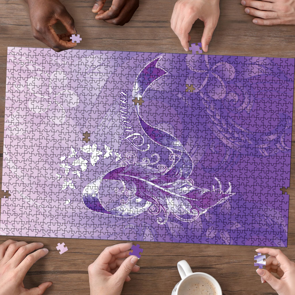 Lupus Awareness Month Puzzle Polynesian Style