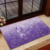 Lupus Awareness Month Rubber Doormat Polynesian Style