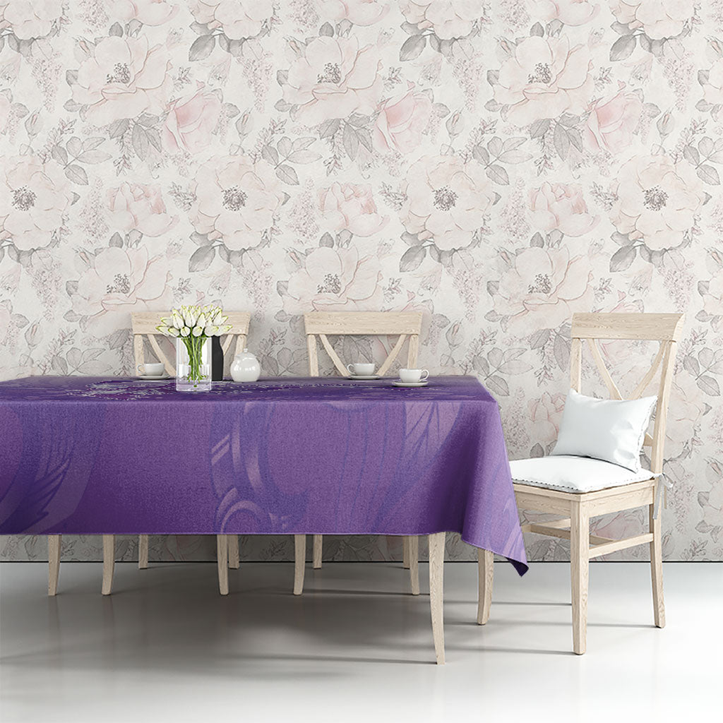 Lupus Awareness Month Tablecloth Polynesian Style
