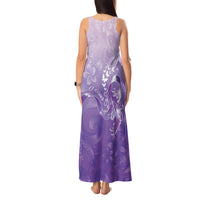 Lupus Awareness Month Tank Maxi Dress Polynesian Style