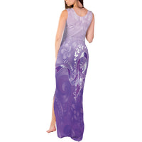 Lupus Awareness Month Tank Maxi Dress Polynesian Style