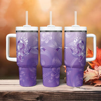 Lupus Awareness Month Tumbler With Handle Polynesian Style
