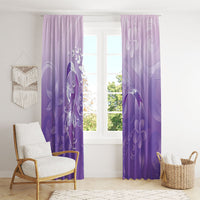 Lupus Awareness Month Window Curtain Polynesian Style
