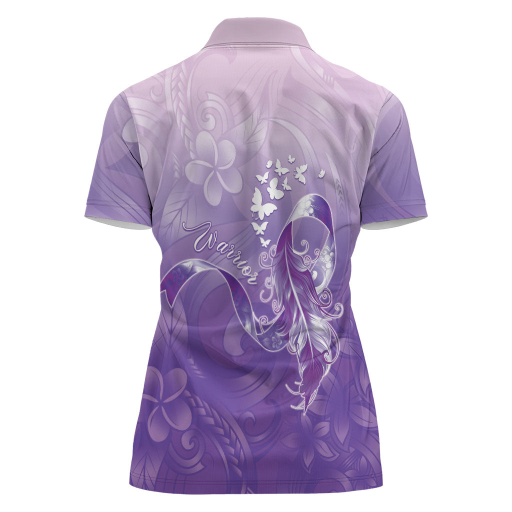 Lupus Awareness Month Women Polo Shirt Polynesian Style