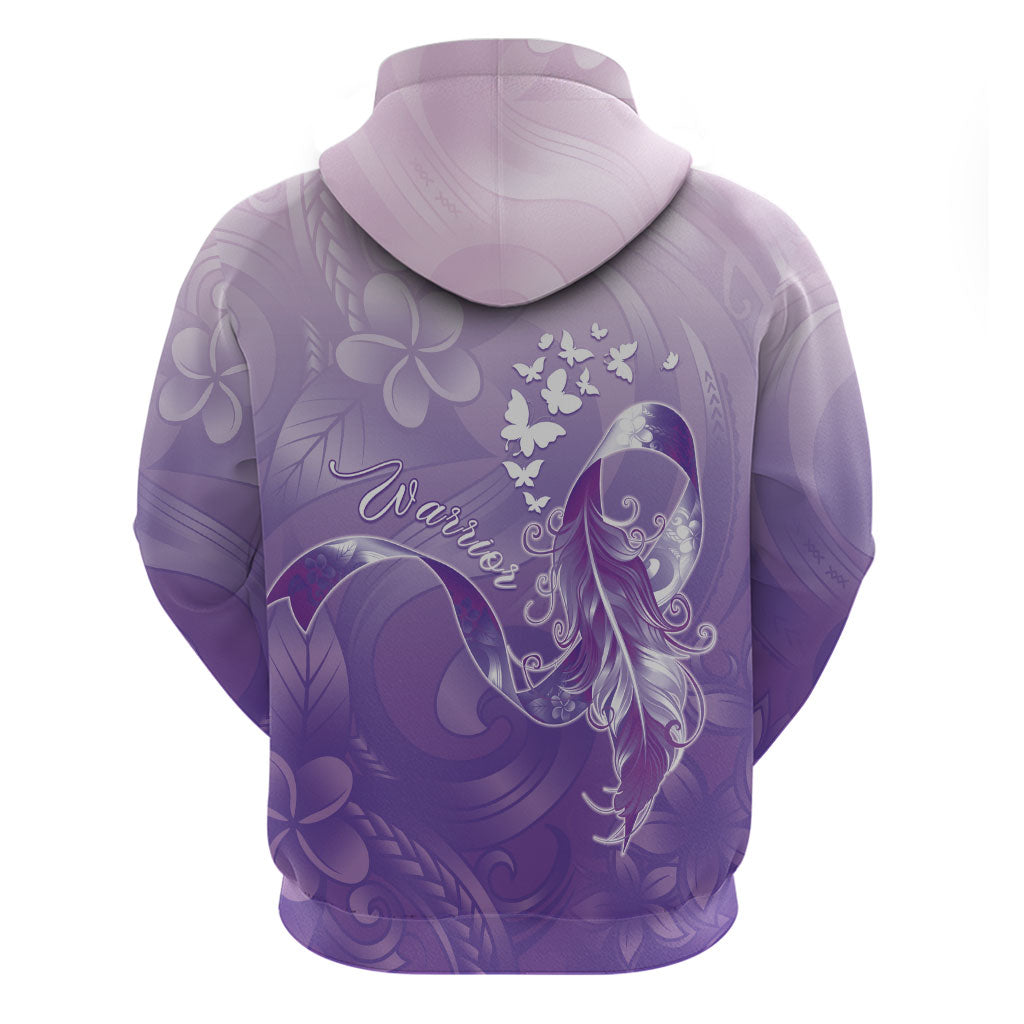 Lupus Awareness Month Zip Hoodie Polynesian Style