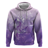Lupus Awareness Month Zip Hoodie Polynesian Style