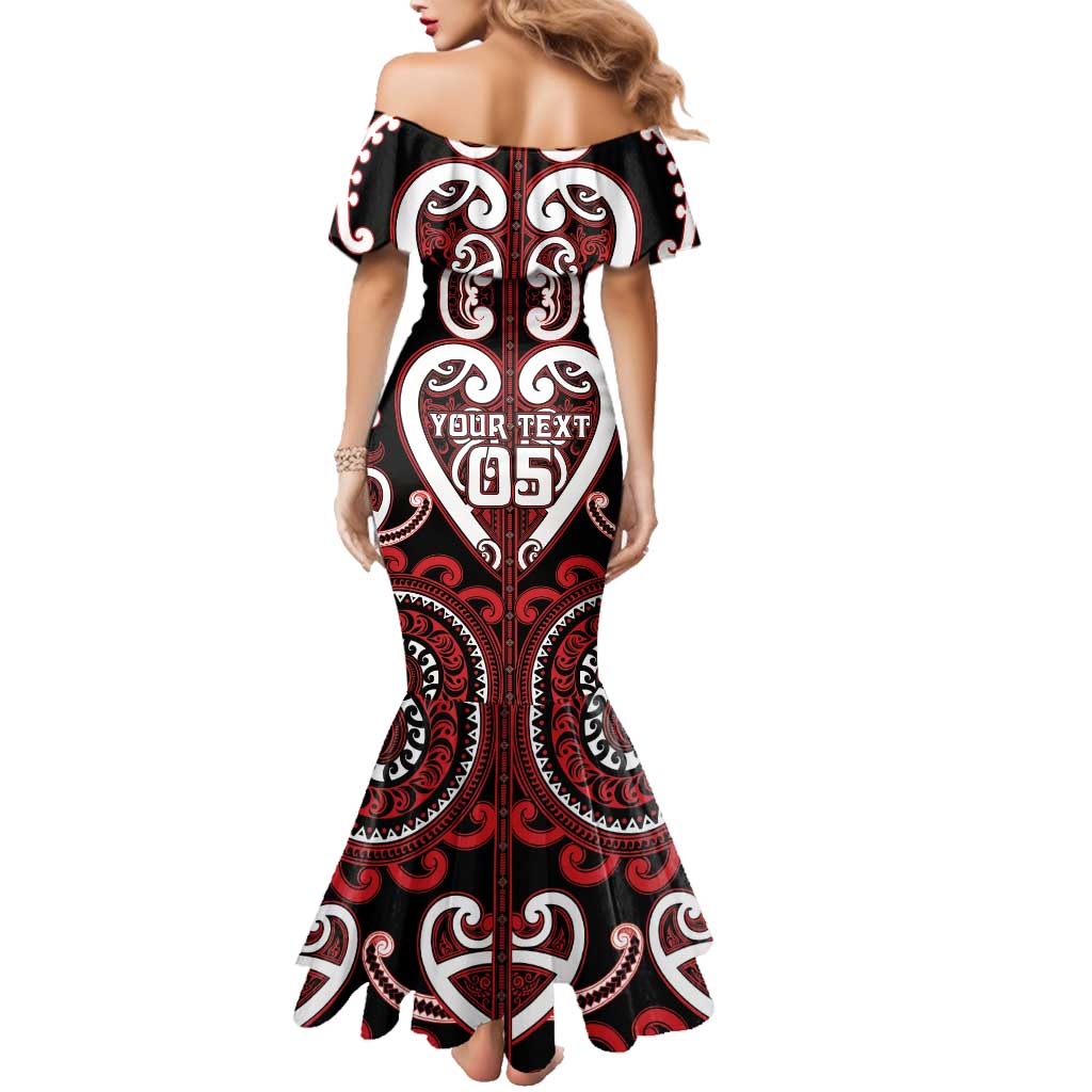 Custom Aotearoa Ngapuhi Family Matching Mermaid Dress and Hawaiian Shirt Maori Tribal Pattern LT05 - Polynesian Pride