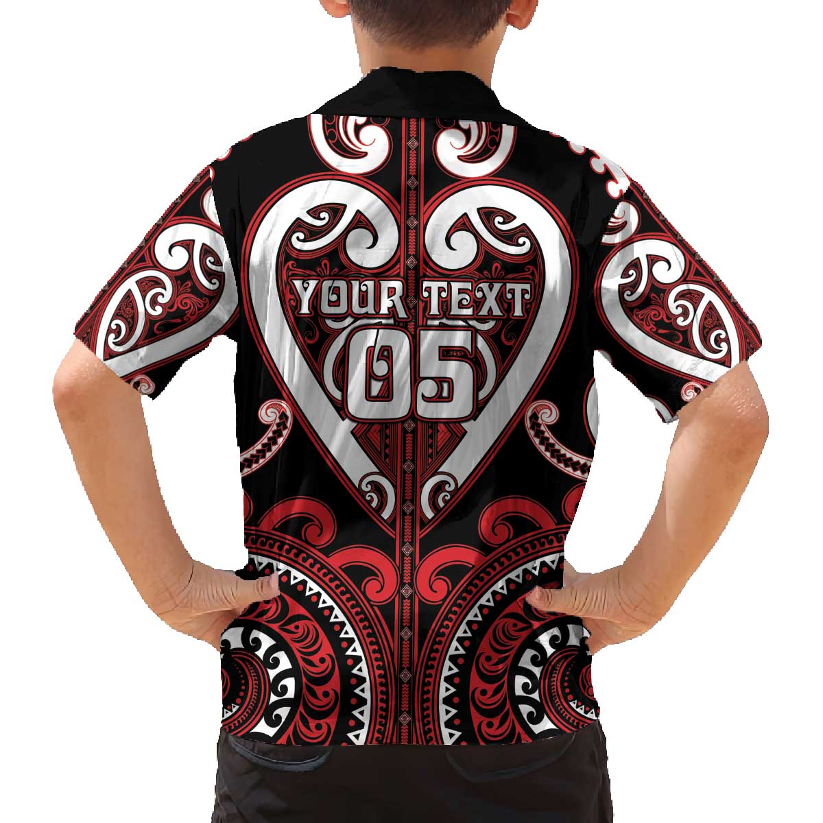 Custom Aotearoa Ngapuhi Family Matching Off The Shoulder Long Sleeve Dress and Hawaiian Shirt Maori Tribal Pattern