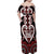 Custom Aotearoa Ngapuhi Family Matching Off Shoulder Maxi Dress and Hawaiian Shirt Maori Tribal Pattern