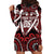 Custom Aotearoa Ngapuhi Hoodie Dress Maori Tribal Pattern