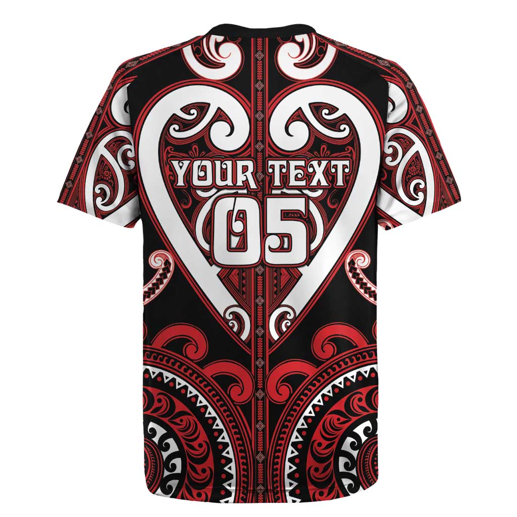Custom Aotearoa Ngapuhi Rugby Jersey Maori Tribal Pattern