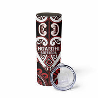 Custom Aotearoa Ngapuhi Skinny Tumbler Maori Tribal Pattern LT05 - Polynesian Pride