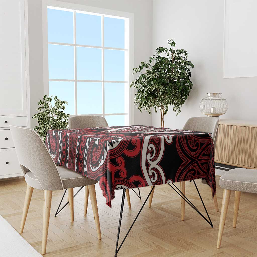 Aotearoa Ngapuhi Tablecloth Maori Tribal Pattern