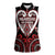 Custom Aotearoa Ngapuhi Women Sleeveless Polo Shirt Maori Tribal Pattern
