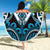 Aotearoa Ngati Porou Beach Blanket Maori Tribal Pattern