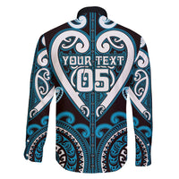 Custom Aotearoa Ngati Porou Family Matching Long Sleeve Bodycon Dress and Hawaiian Shirt Maori Tribal Pattern LT05 - Polynesian Pride