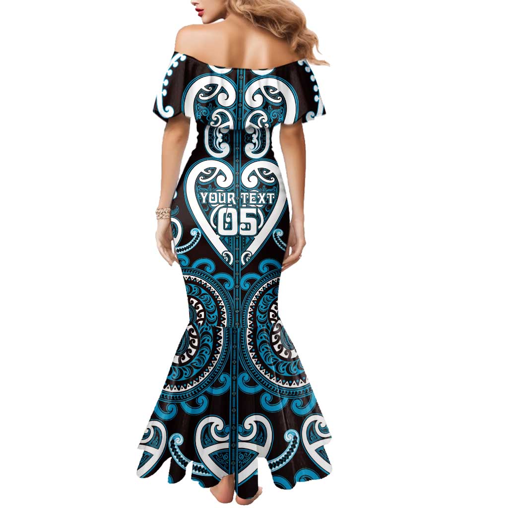 Custom Aotearoa Ngati Porou Family Matching Mermaid Dress and Hawaiian Shirt Maori Tribal Pattern LT05 - Polynesian Pride