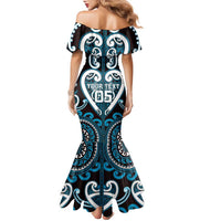 Custom Aotearoa Ngati Porou Family Matching Mermaid Dress and Hawaiian Shirt Maori Tribal Pattern LT05 - Polynesian Pride