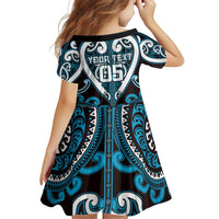 Custom Aotearoa Ngati Porou Family Matching Off Shoulder Short Dress and Hawaiian Shirt Maori Tribal Pattern LT05 - Polynesian Pride
