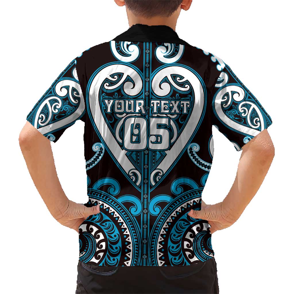 Custom Aotearoa Ngati Porou Family Matching Short Sleeve Bodycon Dress and Hawaiian Shirt Maori Tribal Pattern LT05 - Polynesian Pride
