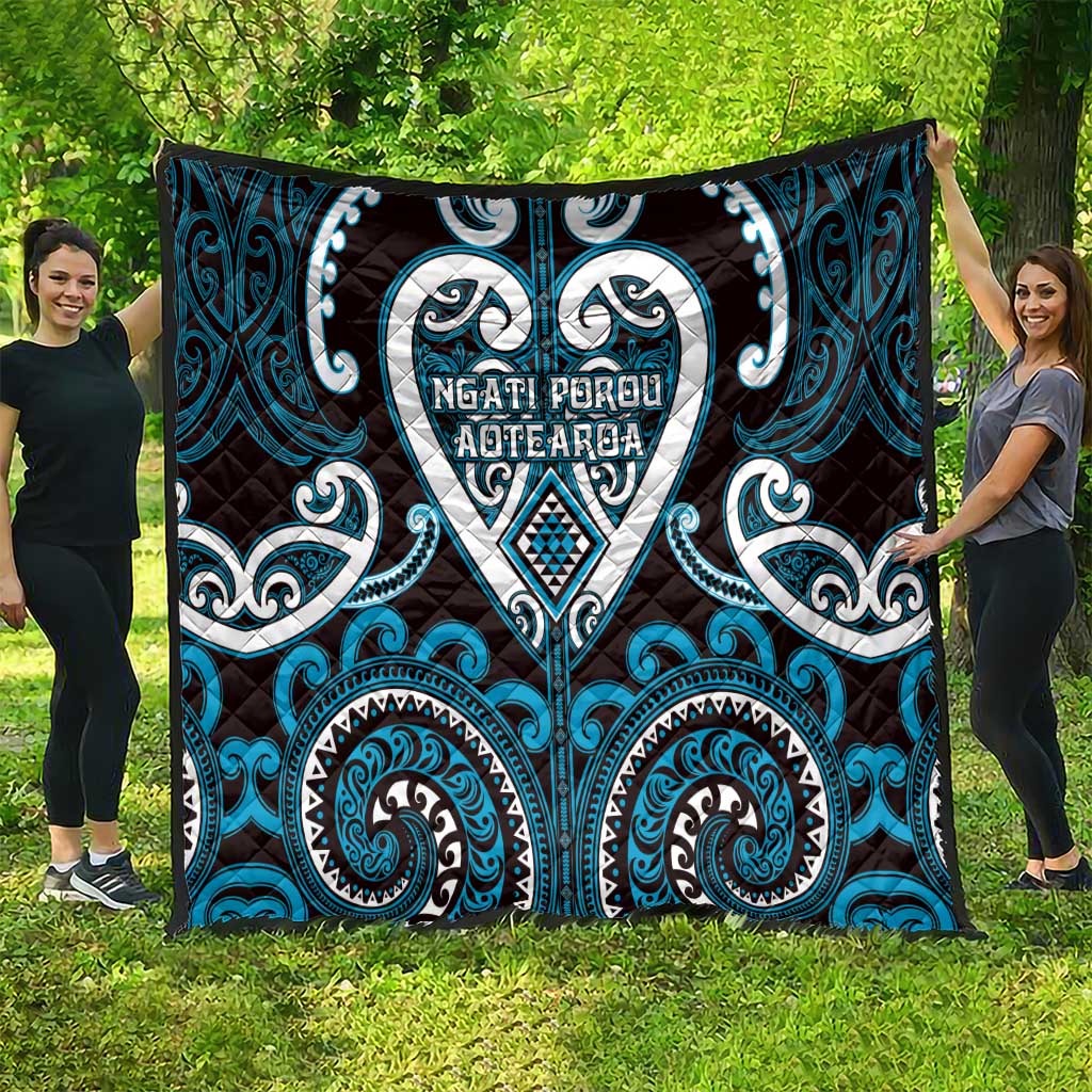 Aotearoa Ngati Porou Quilt Maori Tribal Pattern