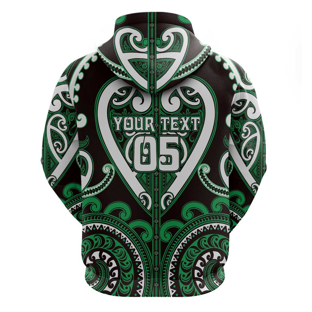 Custom Aotearoa Ngai Tahu Hoodie Maori Tribal Pattern