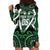 Custom Aotearoa Ngai Tahu Hoodie Dress Maori Tribal Pattern