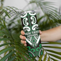 Custom Aotearoa Ngai Tahu Skinny Tumbler Maori Tribal Pattern LT05 - Polynesian Pride