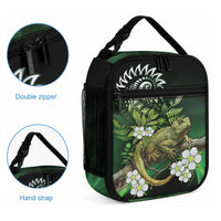 Aotearoa New Zealand Tuatara Lunch Bag Maori Koru Art LT05 - Polynesian Pride