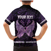 Personalised Alzheimer's Awareness Family Matching Mermaid Dress and Hawaiian Shirt You May Not Remember But I Will Never Forget LT05 - Polynesian Pride