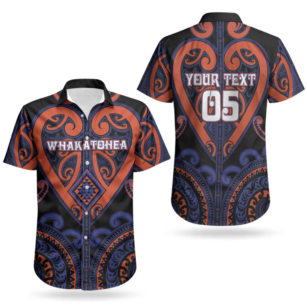 Custom Aotearoa Whakatohea Couples Matching Puletasi and Hawaiian Shirt Maori Tribal Pattern LT05 - Polynesian Pride