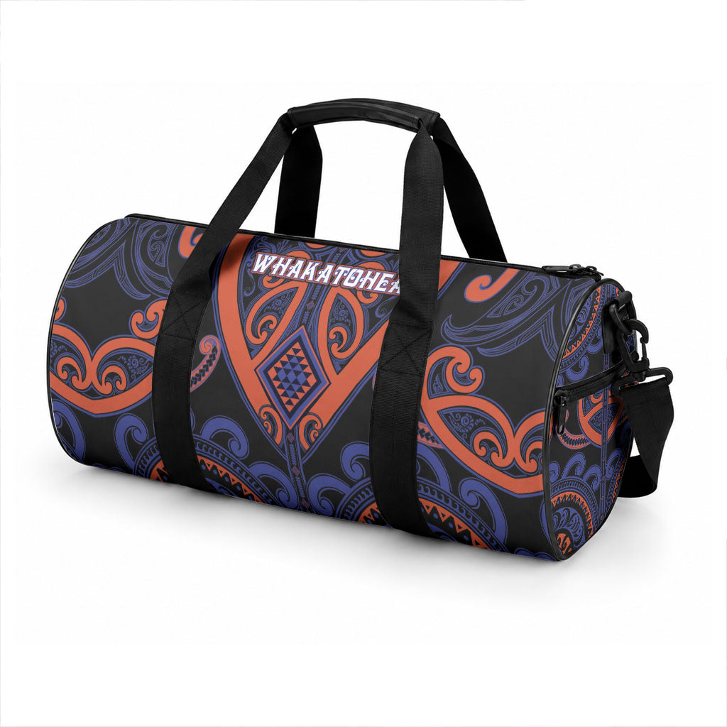 Aotearoa Whakatohea Duffle Bag Maori Tribal Pattern LT05 - Polynesian Pride