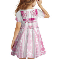 Breast Cancer Pink Out Family Matching Summer Maxi Dress and Hawaiian Shirt Polynesian Art Tattoo White Version LT05 - Polynesian Pride