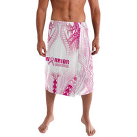 Breast Cancer Pink Out Lavalava Polynesian Art Tattoo White Version