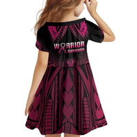 Breast Cancer Pink Out Family Matching Tank Maxi Dress and Hawaiian Shirt Polynesian Art Tattoo Black Version LT05 - Polynesian Pride
